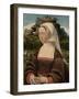 Portrait of an Unknown Woman-Jan Jansz Mostaert-Framed Art Print