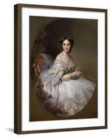 Portrait of Anastasia Ushakova, Née Koni (1824-190)-Ivan Kosmich Makarov-Framed Giclee Print