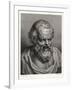 Portrait of Ancient Greek Philosopher Democritus-Peter Paul Rubens-Framed Giclee Print