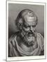 Portrait of Ancient Greek Philosopher Democritus-Peter Paul Rubens-Mounted Giclee Print