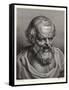 Portrait of Ancient Greek Philosopher Democritus-Peter Paul Rubens-Framed Stretched Canvas