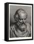 Portrait of Ancient Greek Philosopher Democritus-Peter Paul Rubens-Framed Stretched Canvas