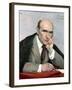 Portrait of Andre Gide (1869-1951) 1924-Paul Albert Laurens-Framed Giclee Print