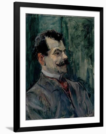 Portrait of André Rivoire (1872-193)-Henri de Toulouse-Lautrec-Framed Giclee Print