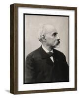 Portrait of Andre Theuriet (1833-1907), French poet and novelist-French Photographer-Framed Giclee Print