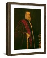 Portrait of Andrea Cappello-Jacopo Robusti Tintoretto-Framed Giclee Print