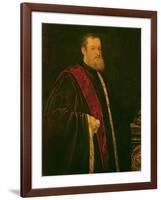 Portrait of Andrea Cappello-Jacopo Robusti Tintoretto-Framed Giclee Print