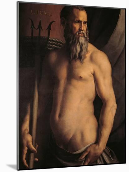 Portrait of Andrea Doria as Neptune-Agnolo Bronzino-Mounted Giclee Print