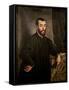 Portrait of Andreas Vesalius-Jacopo Robusti Tintoretto-Framed Stretched Canvas