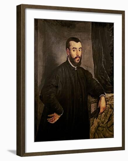 Portrait of Andreas Vesalius-Jacopo Robusti Tintoretto-Framed Giclee Print