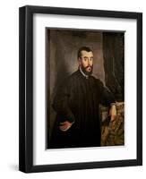 Portrait of Andreas Vesalius-Jacopo Robusti Tintoretto-Framed Giclee Print