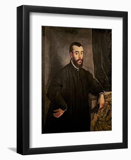 Portrait of Andreas Vesalius-Jacopo Robusti Tintoretto-Framed Giclee Print