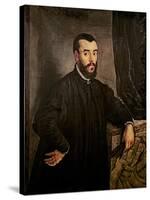 Portrait of Andreas Vesalius-Jacopo Robusti Tintoretto-Stretched Canvas