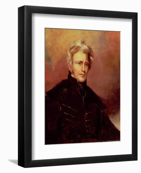 Portrait of Andrew Jackson, 1858-Thomas Sully-Framed Premium Giclee Print