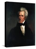 Portrait of Andrew Jackson-null-Stretched Canvas
