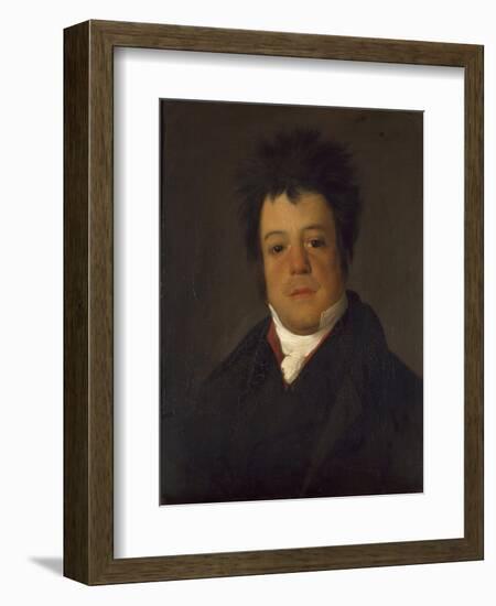 Portrait of Andriano Ribera Neves, 19th Century-Domingos Antonio De Sequeira-Framed Giclee Print