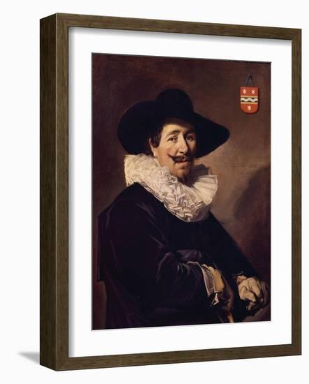 Portrait of Andries Van Der Horn, 1638-Frans Hals-Framed Giclee Print