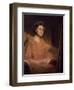 Portrait of Angele Delasalle-Jean Joseph Benjamin Constant-Framed Giclee Print