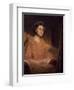 Portrait of Angele Delasalle-Jean Joseph Benjamin Constant-Framed Giclee Print