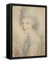 Portrait of Angelica Kauffman-Francesco Bartolozzi-Framed Stretched Canvas