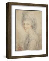 Portrait of Angelica Kauffman-Francesco Bartolozzi-Framed Giclee Print