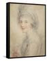Portrait of Angelica Kauffman-Francesco Bartolozzi-Framed Stretched Canvas