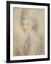 Portrait of Angelica Kauffman-Francesco Bartolozzi-Framed Giclee Print
