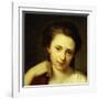 Portrait of Angelica Kauffmann, Bust Length-Anton von Maron-Framed Giclee Print