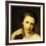 Portrait of Angelica Kauffmann, Bust Length-Anton von Maron-Framed Giclee Print