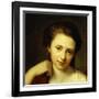 Portrait of Angelica Kauffmann, Bust Length-Anton von Maron-Framed Giclee Print