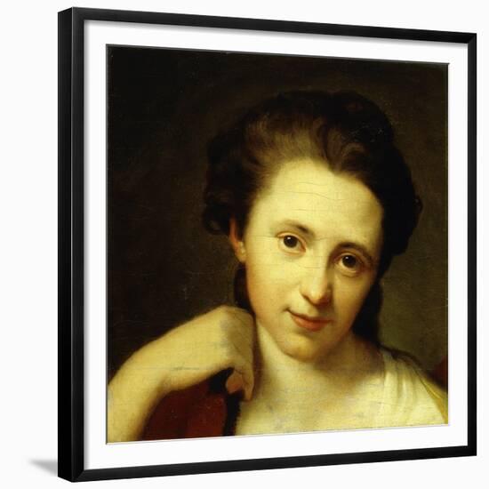Portrait of Angelica Kauffmann, Bust Length-Anton von Maron-Framed Giclee Print