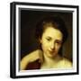 Portrait of Angelica Kauffmann, Bust Length-Anton von Maron-Framed Giclee Print