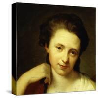 Portrait of Angelica Kauffmann, Bust Length-Anton von Maron-Stretched Canvas