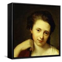 Portrait of Angelica Kauffmann, Bust Length-Anton von Maron-Framed Stretched Canvas