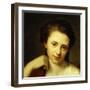 Portrait of Angelica Kauffmann, Bust Length-Anton von Maron-Framed Giclee Print