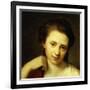 Portrait of Angelica Kauffmann, Bust Length-Anton von Maron-Framed Giclee Print