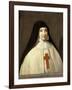 Portrait of Angélique Arnauld (1591-166), Abbess of the Abbey of Port-Royal-Philippe De Champaigne-Framed Giclee Print