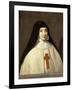 Portrait of Angélique Arnauld (1591-166), Abbess of the Abbey of Port-Royal-Philippe De Champaigne-Framed Giclee Print