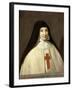 Portrait of Angélique Arnauld (1591-166), Abbess of the Abbey of Port-Royal-Philippe De Champaigne-Framed Giclee Print