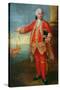 Portrait of Angelo Memmo Dressed as a Sea Captain-Alessandro Longhi-Stretched Canvas