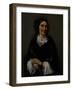 Portrait of Anika Psalmon, Mrs. Robin, 1862-Gustave Courbet-Framed Giclee Print