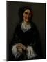 Portrait of Anika Psalmon, Mrs. Robin, 1862-Gustave Courbet-Mounted Giclee Print