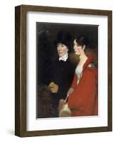 Portrait of Ann Et Mary Constable by John Constable-null-Framed Giclee Print