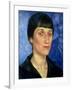 Portrait of Anna Akhmatova (1889-1966) 1922-Kuzma Sergeevich Petrov-Vodkin-Framed Giclee Print