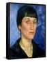 Portrait of Anna Akhmatova (1889-1966) 1922-Kuzma Sergeevich Petrov-Vodkin-Framed Stretched Canvas