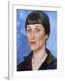 Portrait of Anna Akhmatova, 1922-Kuz'ma Petrov-Vodkin-Framed Giclee Print