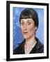 Portrait of Anna Akhmatova, 1922-Kuz'ma Petrov-Vodkin-Framed Giclee Print