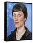 Portrait of Anna Akhmatova, 1922-Kuz'ma Petrov-Vodkin-Framed Stretched Canvas