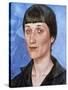 Portrait of Anna Akhmatova, 1922-Kuz'ma Petrov-Vodkin-Stretched Canvas