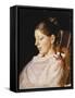 Portrait of Anna Ancher, the Artist's Wife-Michael Peter Ancher-Framed Stretched Canvas